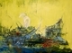 TROJAN HORSE  24 x 36 acrylic on canvas